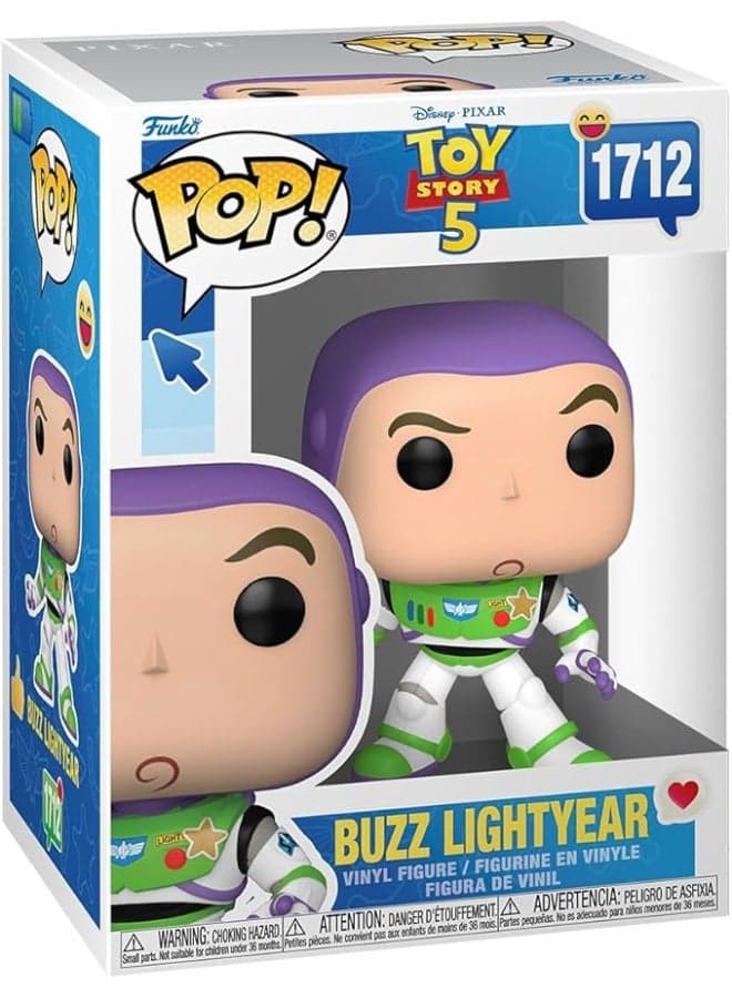 Funko Pop! Disney: Toy Story 5 - Buzz Lightyear - Disney Toy Story - Collectable Vinyl Figure - Gift Idea - Official Merchandise - Toys for Kids & Adults