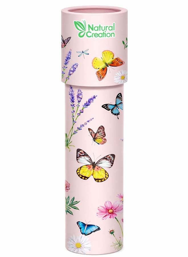 Natural Creation Magic Kaleidoscope – Butterfly | Rotating Color Patterns | Classic Optical Toy for Kids & Adults | Imagination & Visual Play