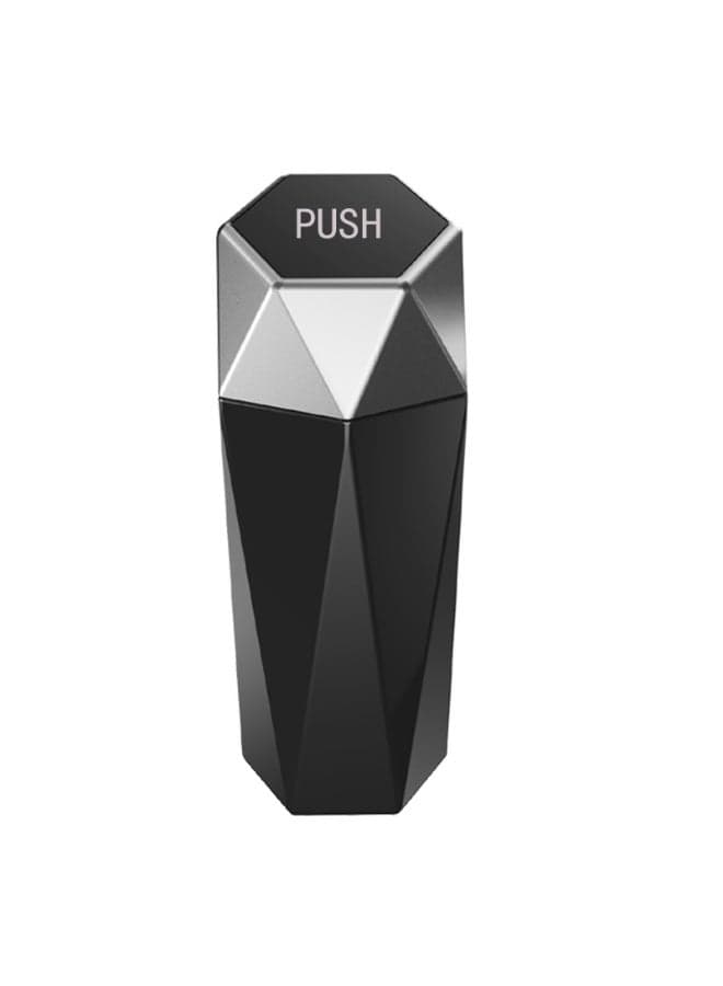 Car Trash Can with Lid , Car Accessories for Interior, Multipurpose Organizers and Storage for Car ,Home, Office, Silver