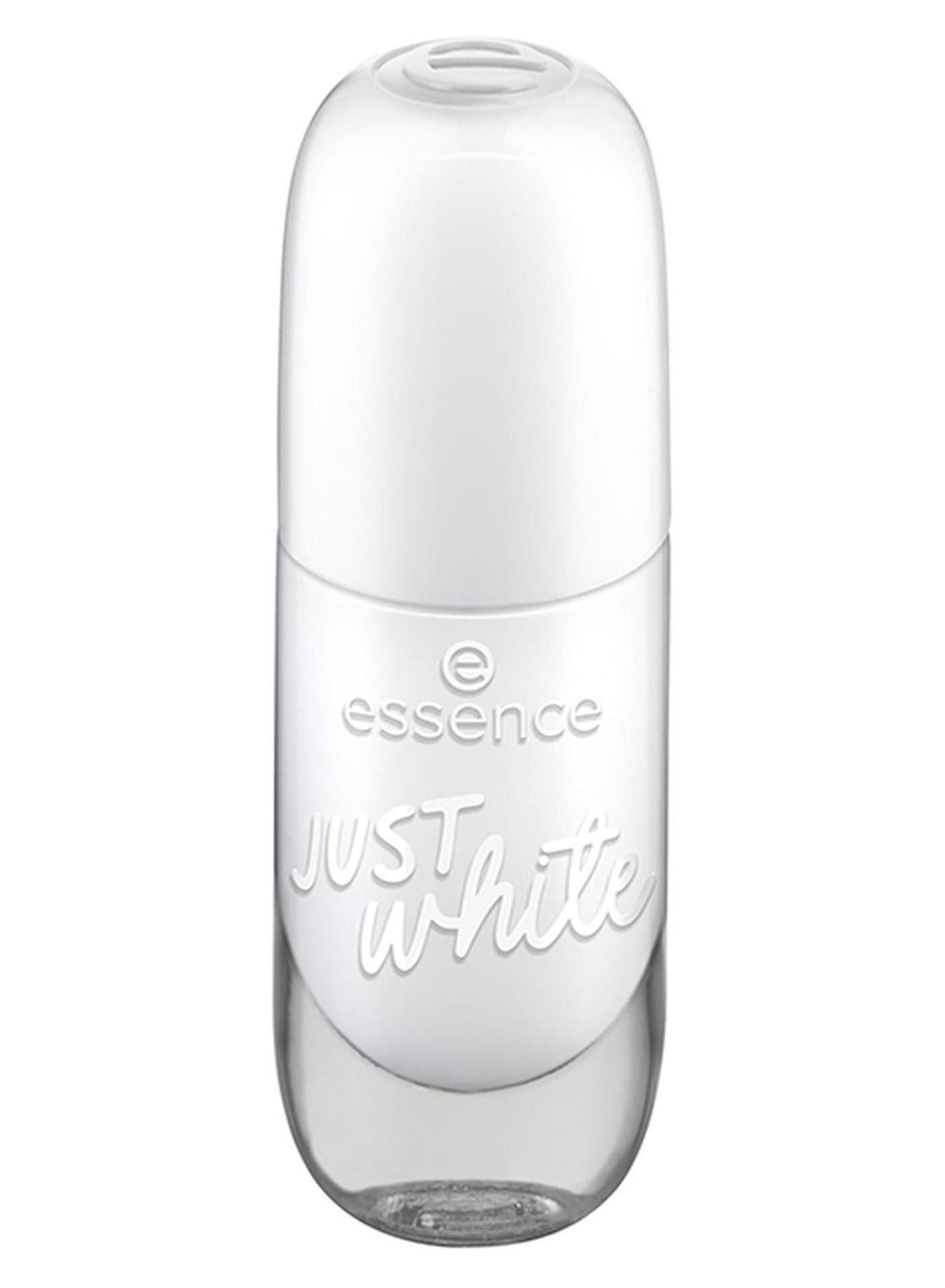 Gel Nail Polish | 33 Just White | Quick Dry | Long-Lasting Glossy Finish | Vegan Formula & Climate Neutral | Gel-Like Nails with Wide Brush | Easy Application | 8ml (Pack of 1) Just White