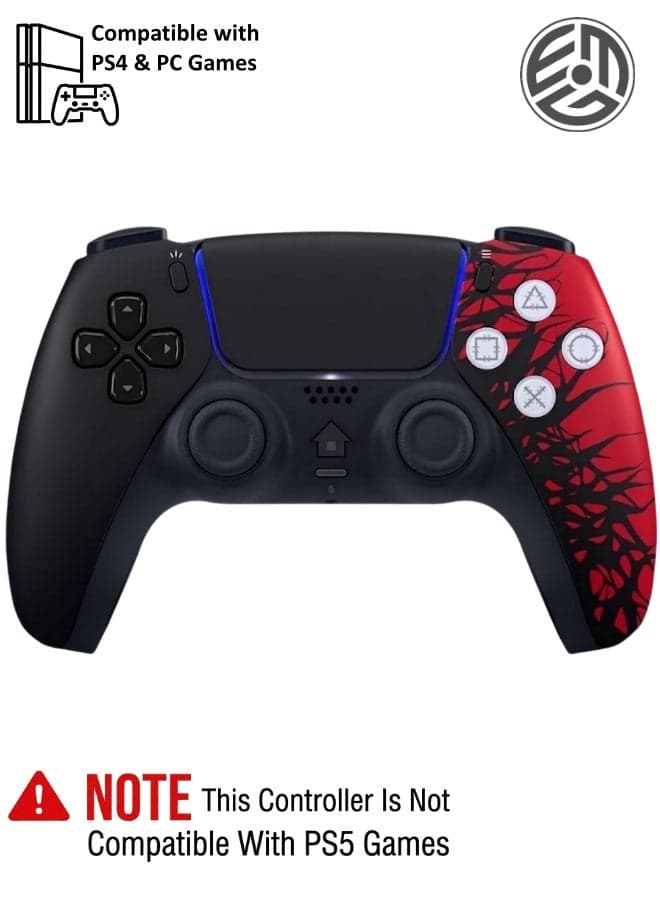 Wireless Controller for PS4, Custom Design V2 Gamepad Joystick for PS4 with Non-Slip Grip of Both Sides and 3.5mm Audio Jack!