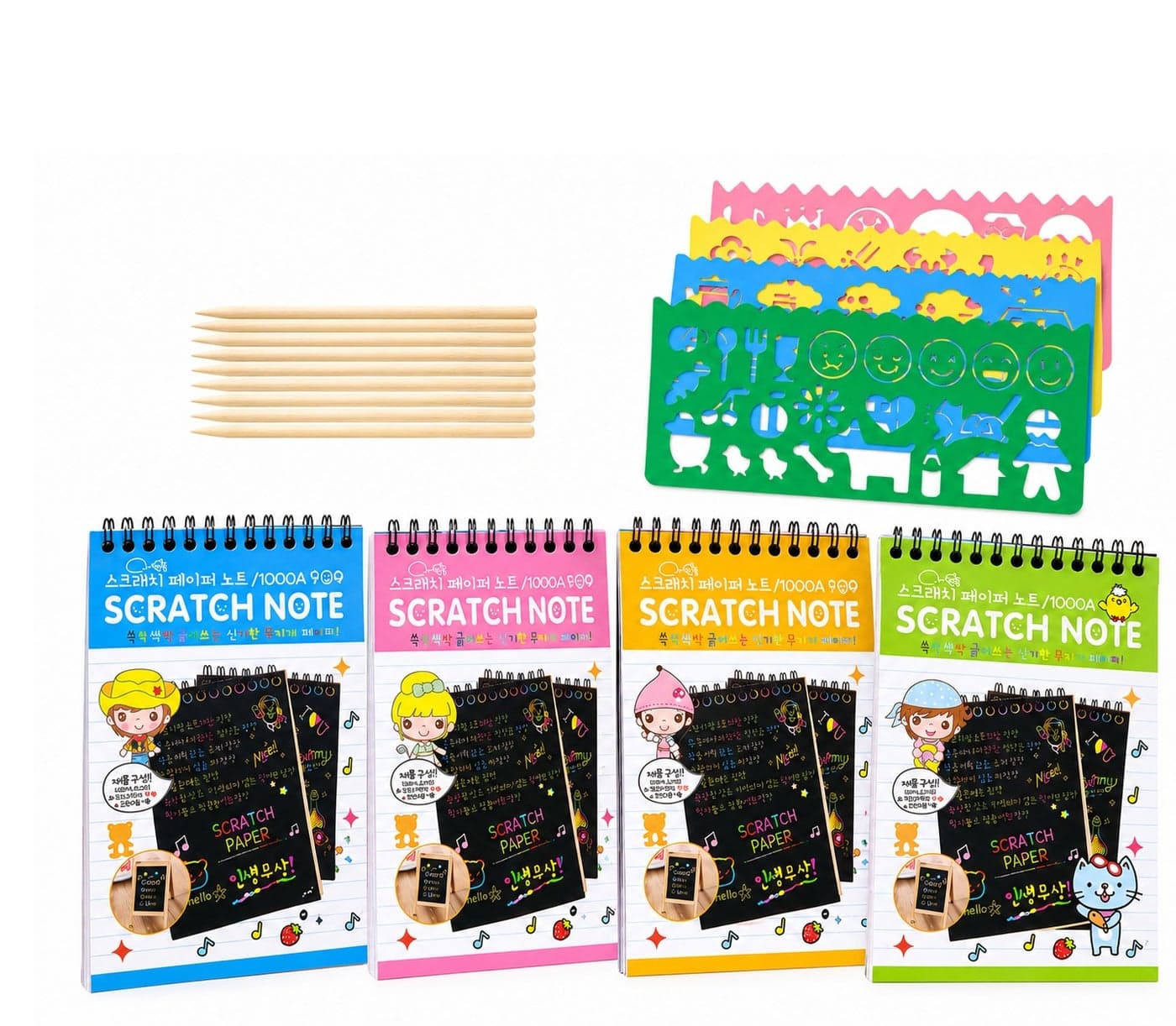 Bulk Party Favors for Kids | 10PCS Scratch Art Books | Birthday Return Gifts for Kids | Small Gifts & Party Giveaways | Christmas Gift Ideas & Kids Art Activities