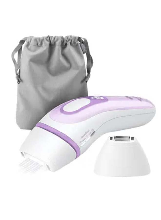 IPL Silk-expert PL 3111, hair removal system for use on body and face, 300,000 flashes with 3 extras : Precision head, Venus razor and premium bag White/Lilac