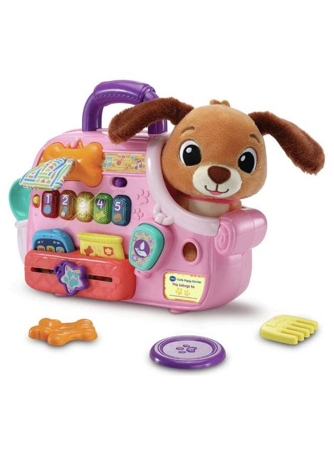 Baby Cutie Puppy Carrier – Interactive Role-Play Toy With 6 Accessories, Light-Up Buttons, Music & Phrases | For Babies 9–24 Months+