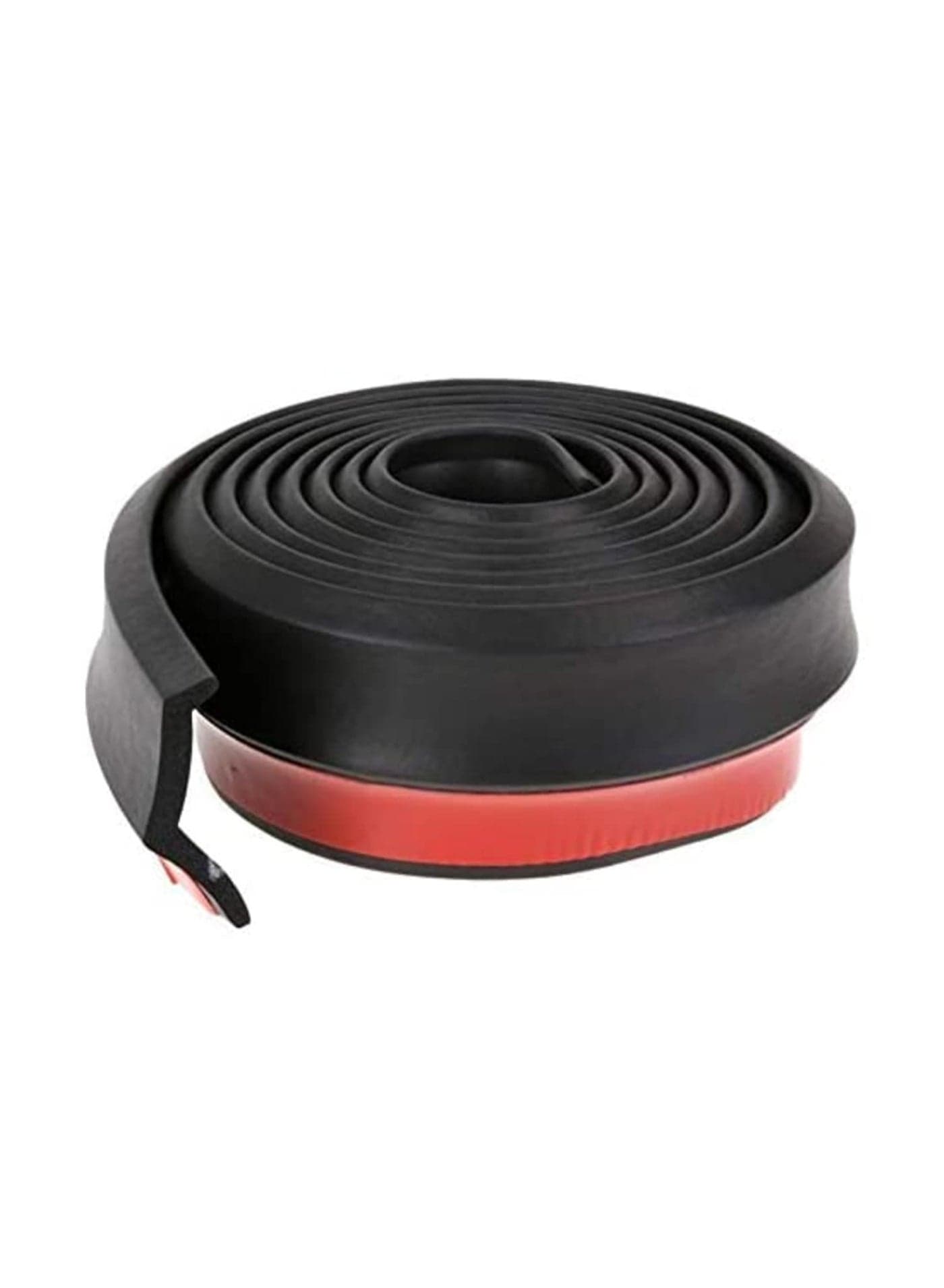 2.5m Car Soft Rubber Car Bumper Strip 6cm Width Auto Exterior Front Bumper Lip Protector Sticker Car Bumper Strip Kit Black