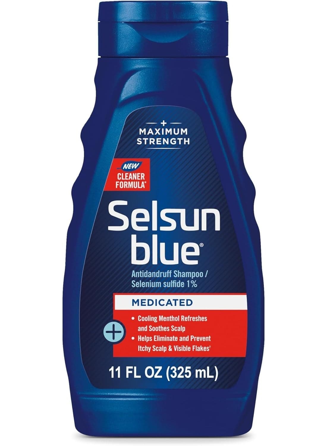 Medicated Antidandruff Shampoo, Maximum Strength Scalp Treatment With Selenium Sulfide, 11 fl. oz.