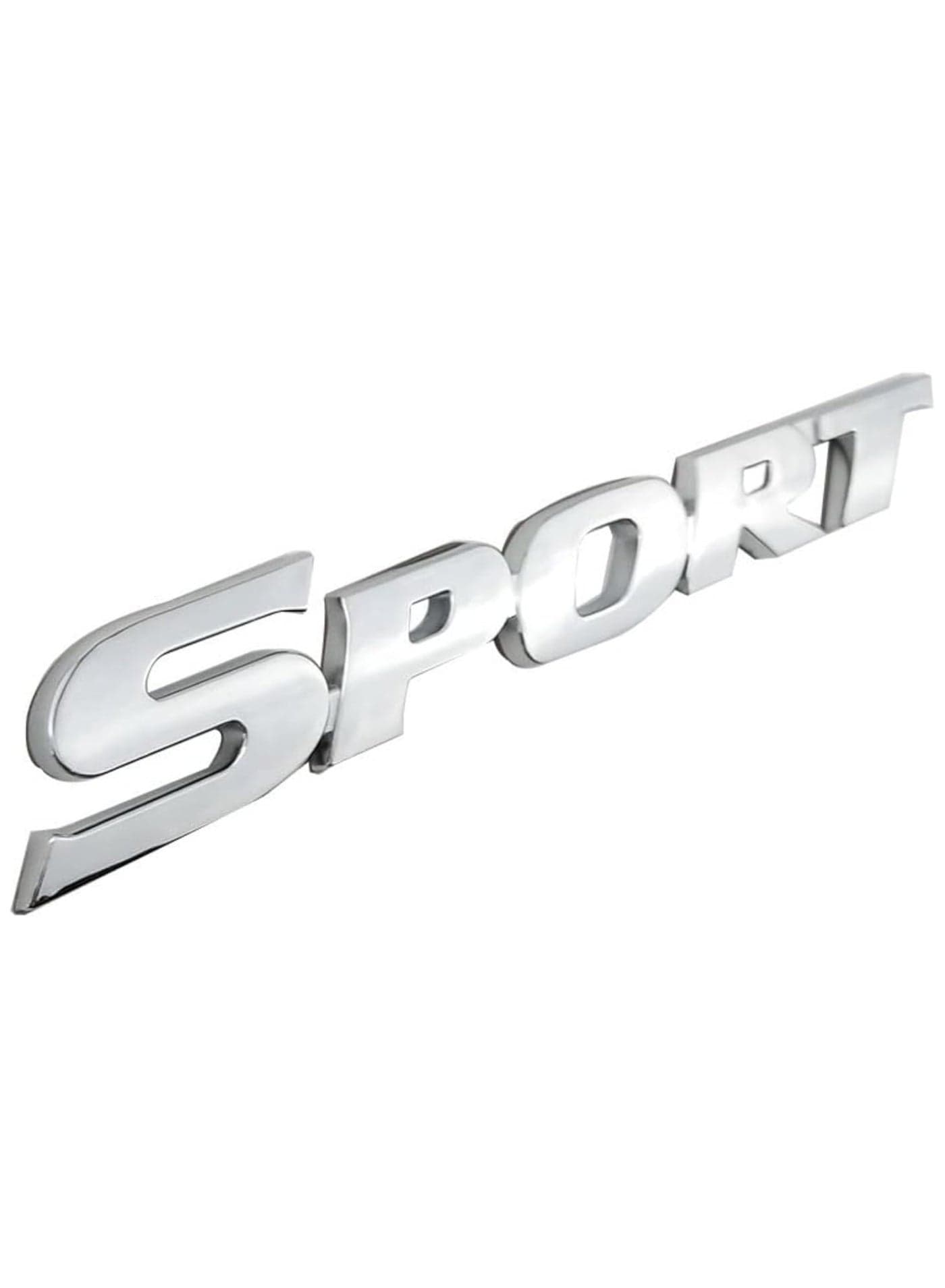3D Plastic Chrome Finish Logo Car Sticker Sport Emblem Badge Door Decal Auto Accessories Compatible with Toyota Highlander Honda VW Car Styling