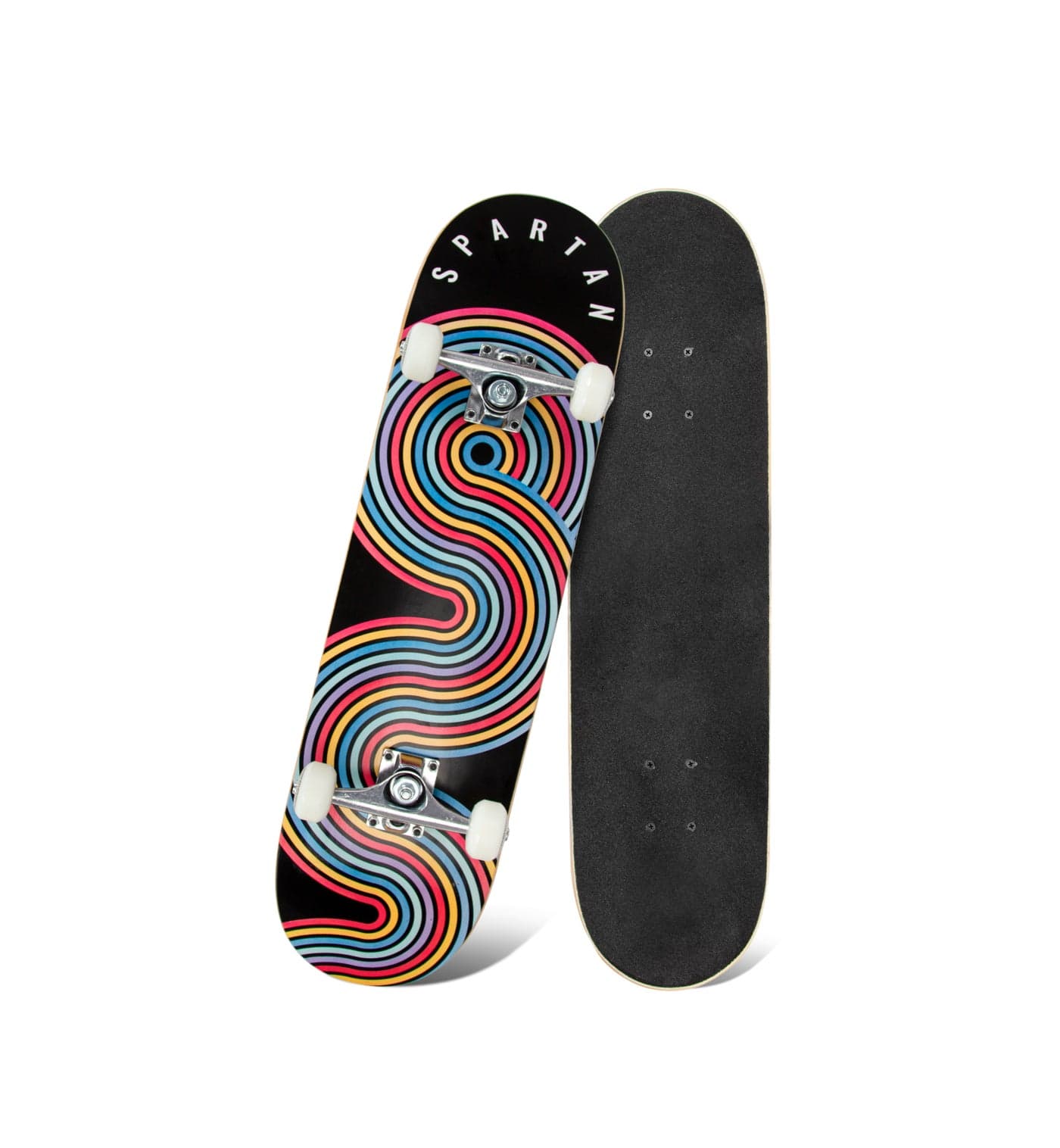 Spartan Psyc Pro Skateboard for Kids Ages 8–12 | 31" 7-Ply Northeast Maple Deck | 5" Heavy Duty Aluminum Trucks | 52x32mm PU Cast Wheels | ABEC-7 Bearings | Supports 100KG | SP-1004