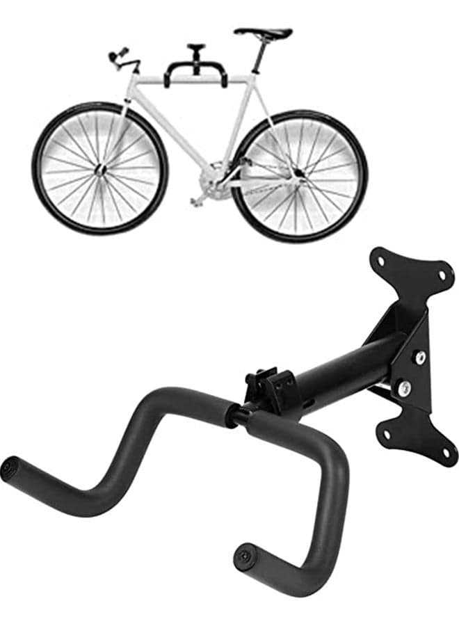 Bike Wall Mount Rack Foldable Bicycle Rack Wall Hanger Hooks Holder, 360 Degree Adjustable Bicycle Wall Mount Hook for Garage,Indoor,Home,Road Bikes,Mountain Bikes