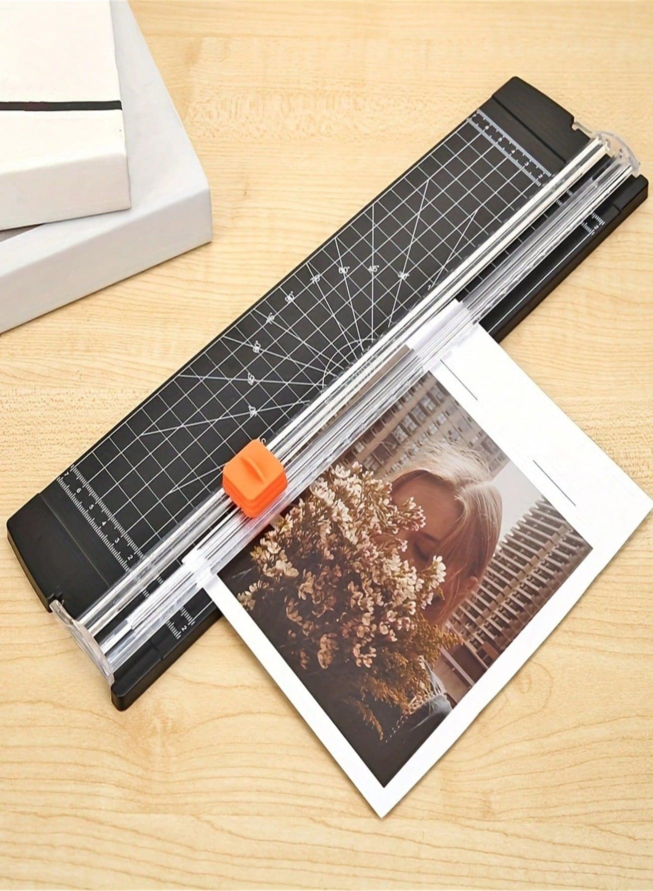Portable A3/A4 Paper Cutter – Precision Cutting Tool with Grid Lines for Perfect Cuts Every Time, Lightweight & Easy to Use, Ideal for Office, Home, School Supplies, Crafts, and Gift Giving