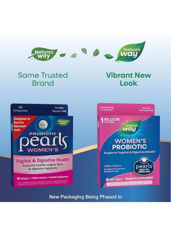 Probiotic Pearls Women's Digestive Health - 30 Softgels