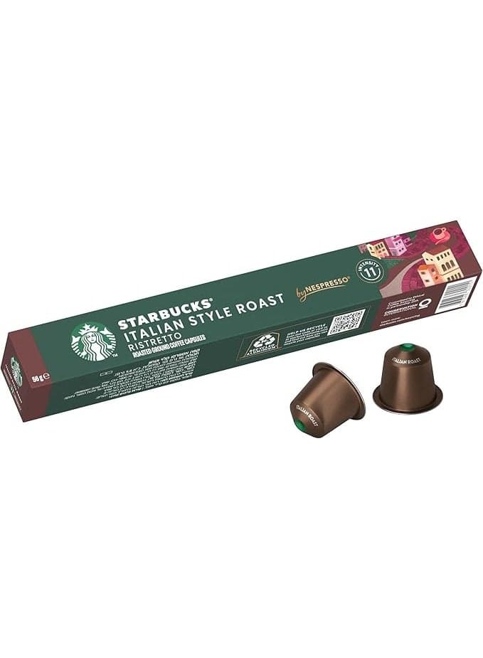 Nespresso Italian Style Roast 10 Capsules 56grams