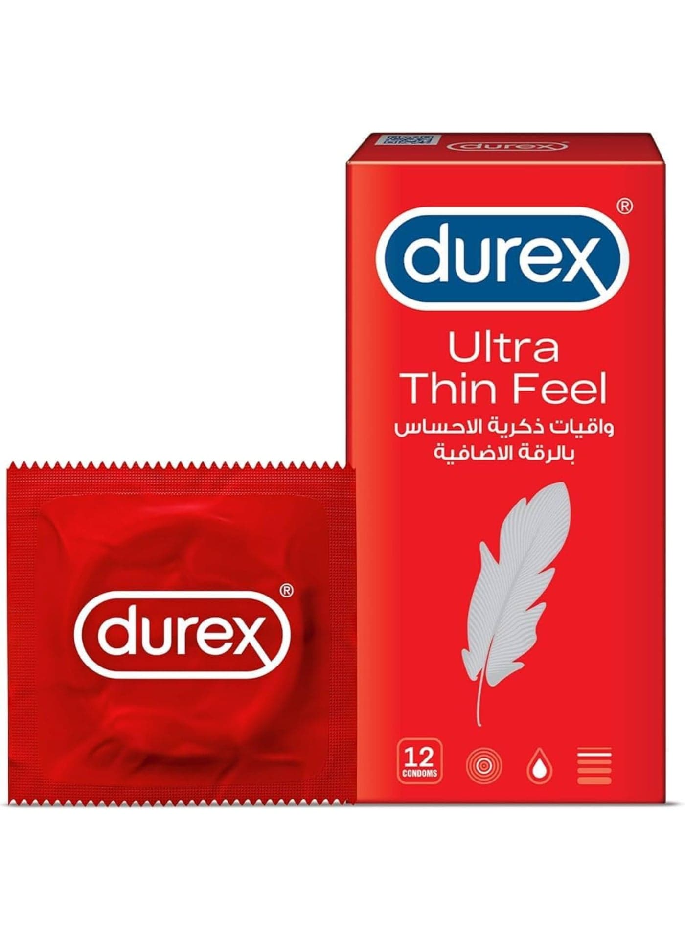 Ultra Thin Feel Condoms For Men 12 Pieces