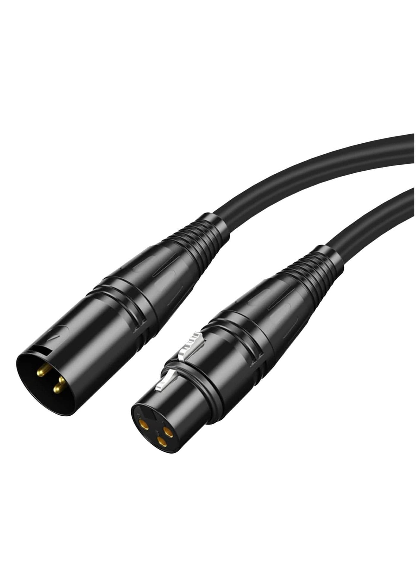 XLR Microphone Cable Male To Female 3 Pin Cannon Balanced Extension Cable for Recording Applications, Mixers, Speaker Systems, DMX Lights,Mixer,Amplifiers (5 Meters)