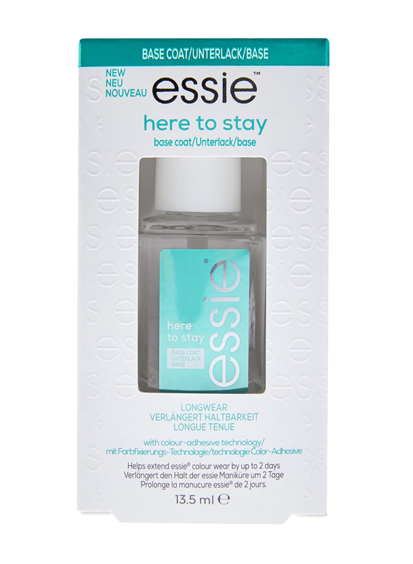 Here to Stay, Nail Polish Base Coat, 13.5 ml