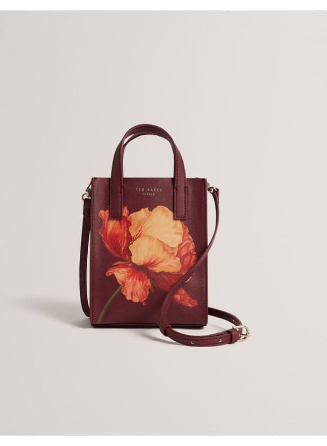 Printed Flower Mini Icon Bag