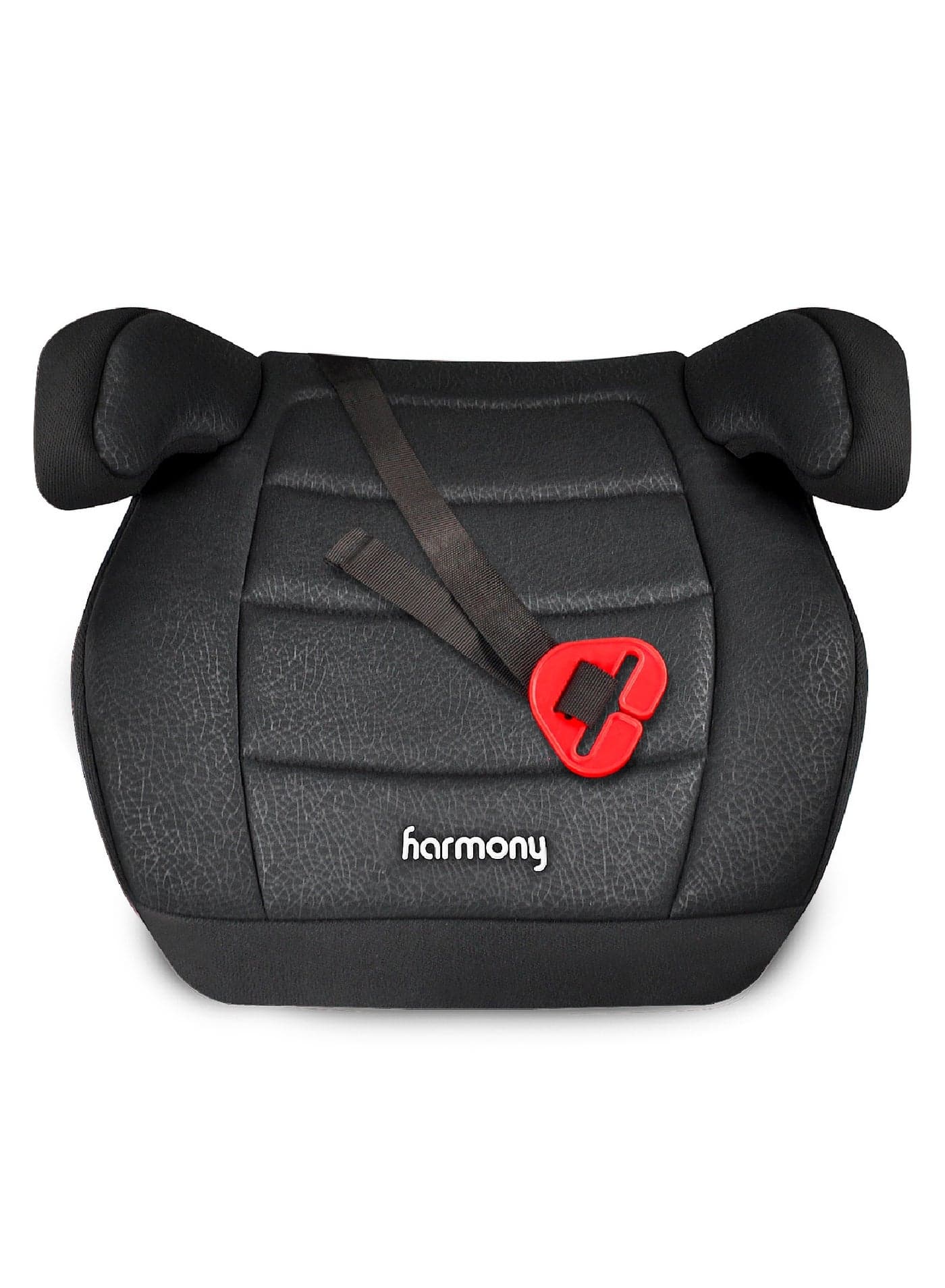Harmony Youth Booster Car Seat – Granite | Belt-Positioning Booster | 40–100 lbs | V-Shape Design | 3-Across Seating | Shoulder Belt Guide