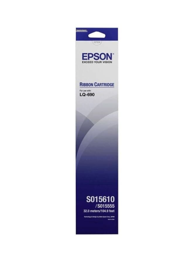 LQ-690 Ribbon Ink Cartridge- BLACK black