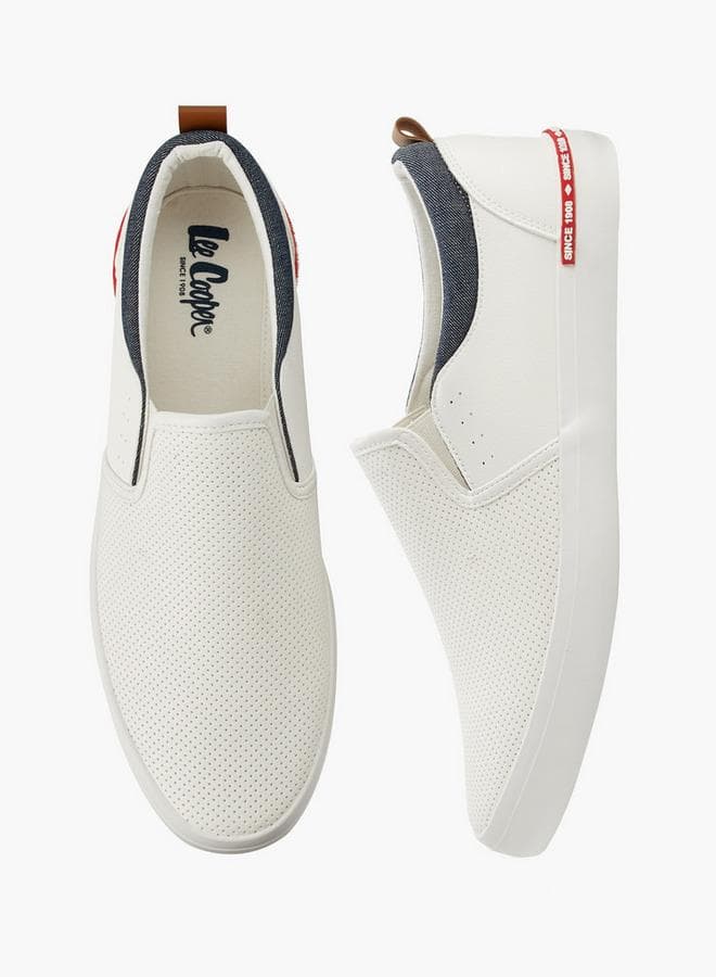 Men Perforated Loafers
