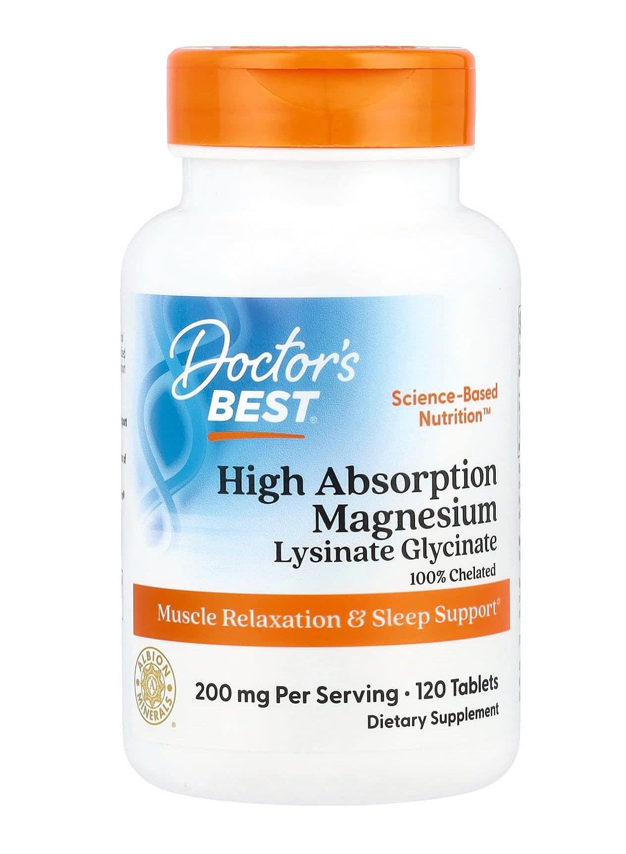 High Absorption Magnesium 200Mg, 120 Tablets