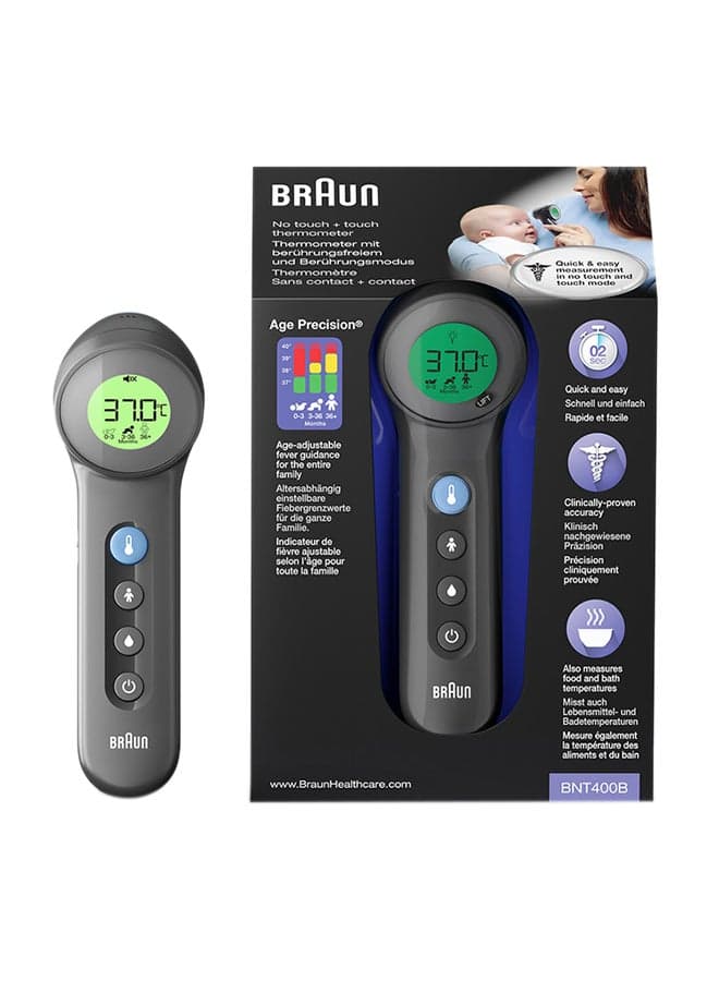 Braun (No touch + Touch) forehead thermometer with Age Precision Technology - BNT400B
