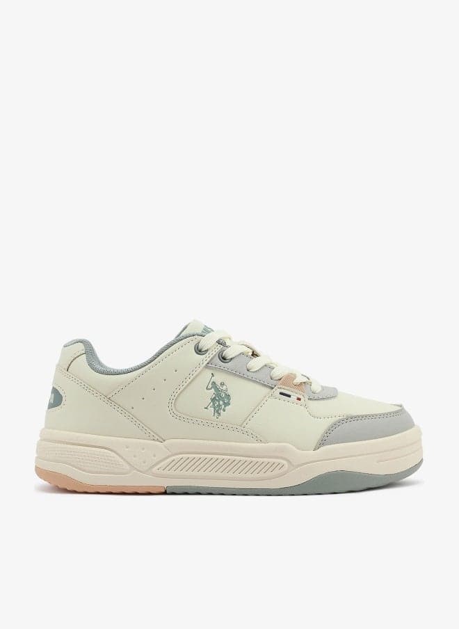Women's Beige Low-Top Sneakers - Style that Moves, Comfort Shoes that Lasts