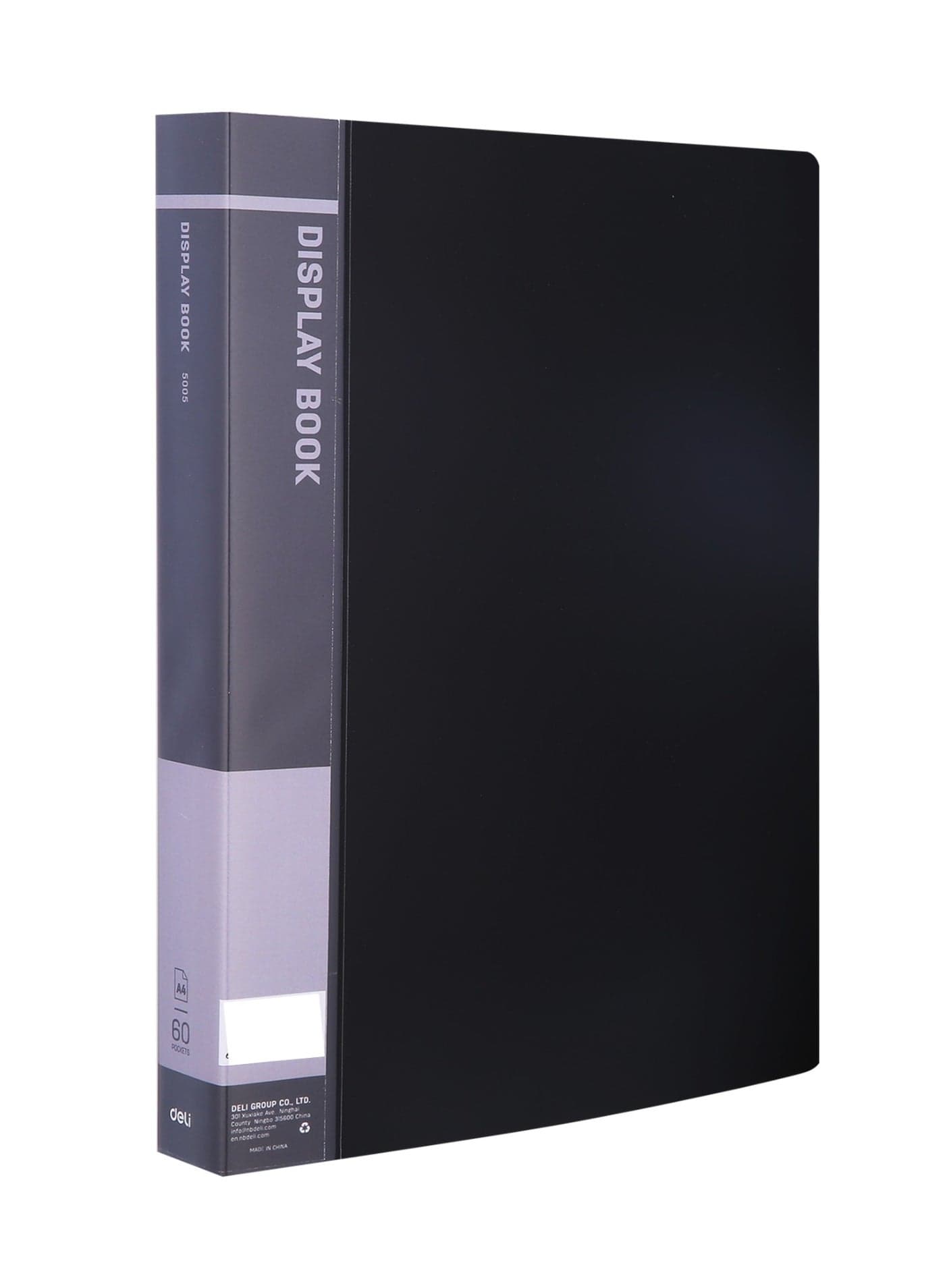 1-Piece Office Display Book With 60 Clear Pockets Assorted Colours