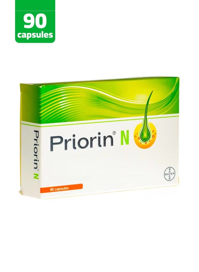 Priorin N Capsules, Hair Loss Supplement, Pack of 90's