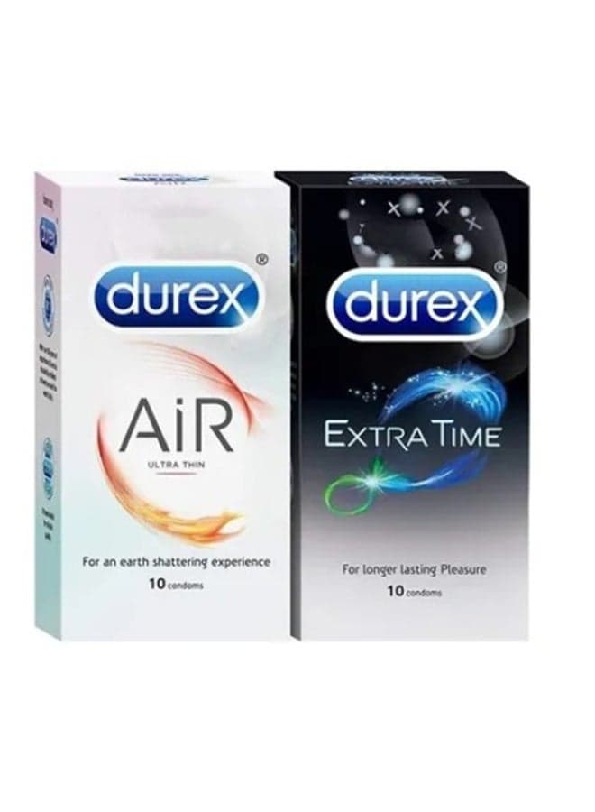 Pack Of 2 Combo Condoms 20 Pieces