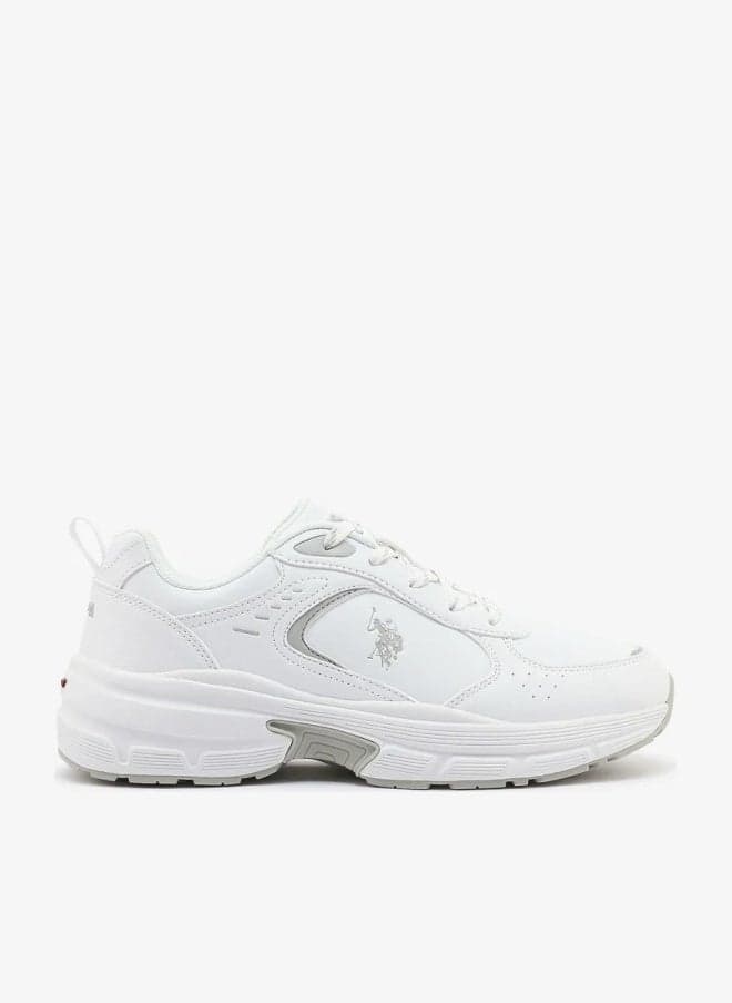 U.S. Polo Assn. Women’s White ROX GLB 6FX Chunky Sneakers – Stylish Everyday Platform Shoes for Women