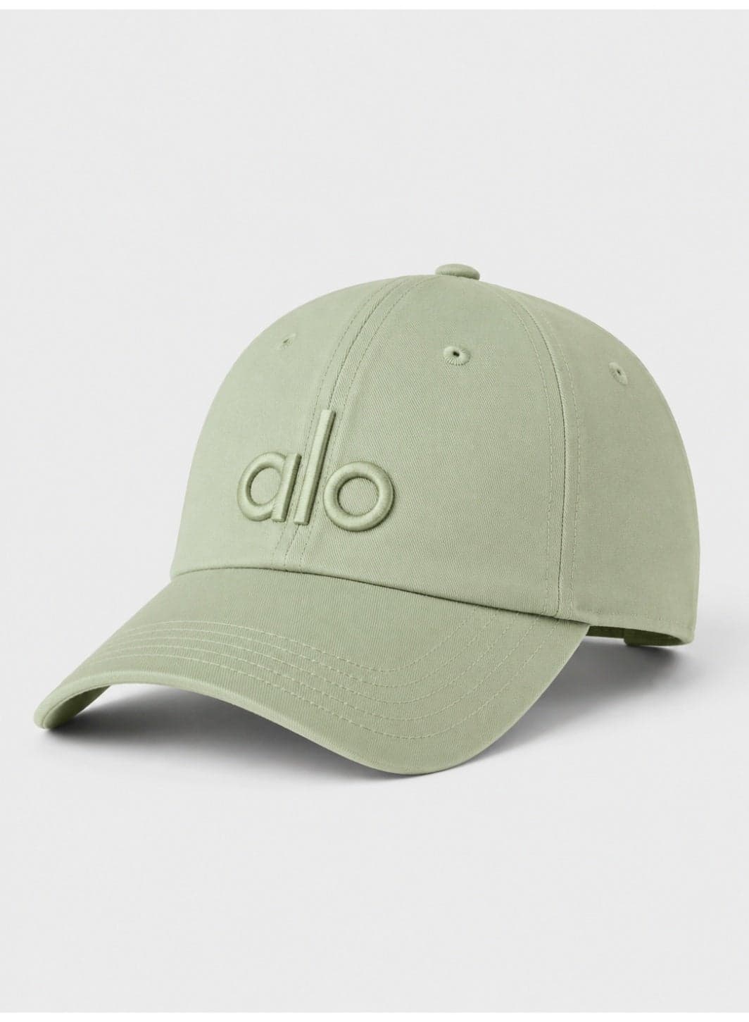 Alo Yoga Premium Unisex Adjustable Baseball Cap – Lightweight Breathable Casual Sports Hat for Men & Women, Curved Visor Streetwear Style, Sage Green