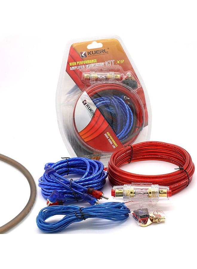 Car Audio Speakers Wiring kits Cable Amplifier Subwoofer Speaker Installation Wires Kit 10GA Power Cable 60 AMP Fuse Holder
