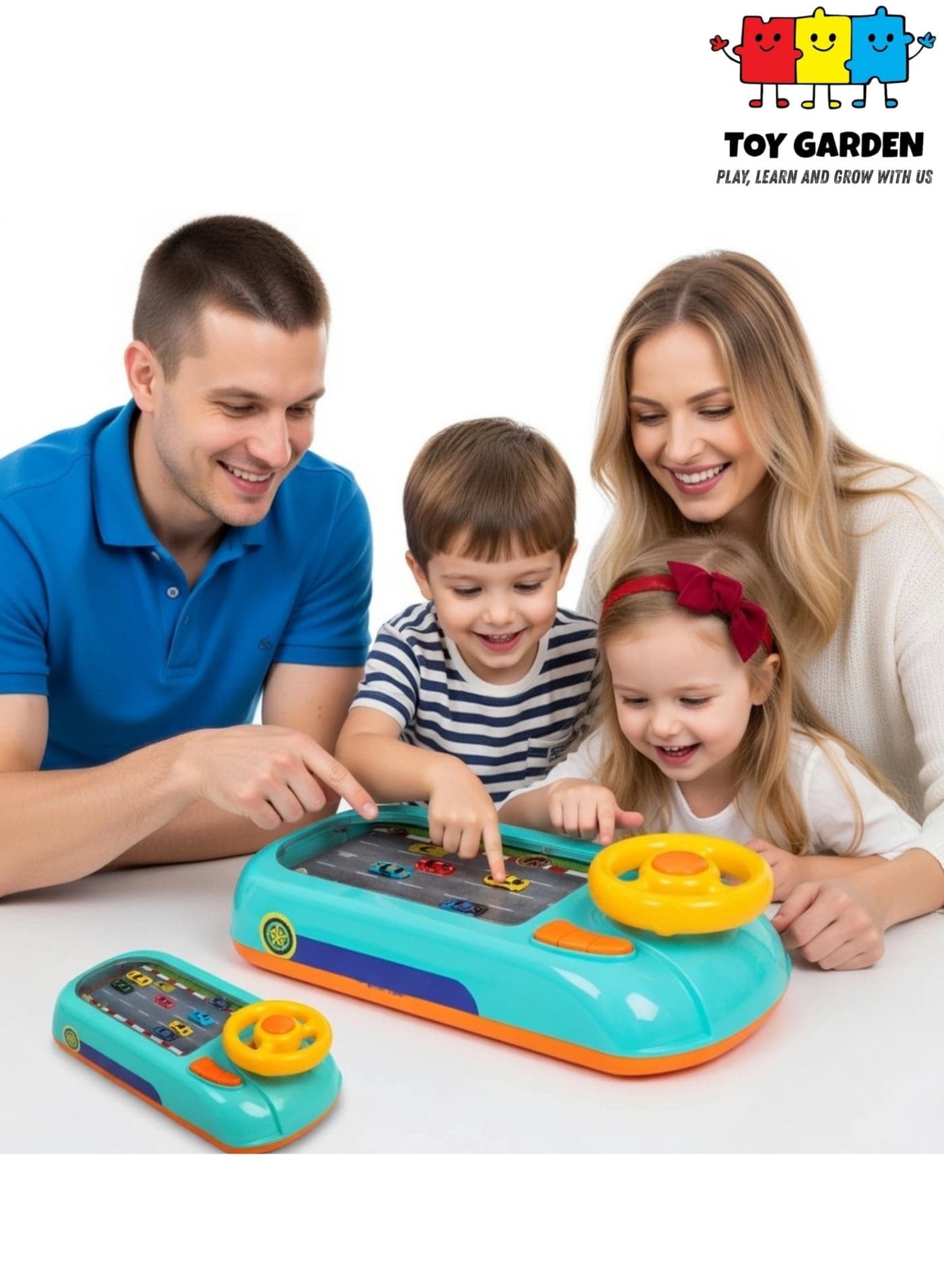 Simulation Driving Steering Wheel Toy – Interactive Musical Car Steering Game with Sounds & Lights for Kids Age 3+, Educational Racing Car Toy for Boys & Girls