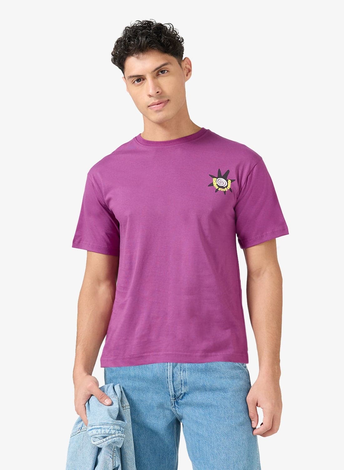 Graphic Crew Neck Oversize T-Shirt