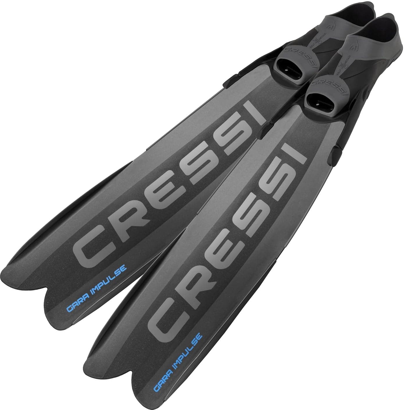 Cressi Gara Modular Impulse Turbo Freediving Fins Black