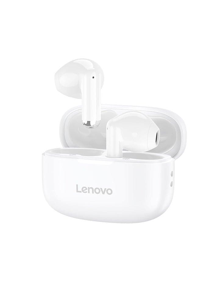 EA110 TWS bluetooth 5.4 Earphone Wireless Earbuds 24H battery life Noise Reduction Type-C White White