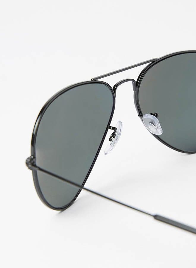 Unisex Polarized Aviator Sunglasses - 0RB3025 - Lens Size: 58 mm - Black