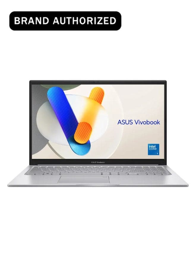Vivobook 15 Laptop, Intel Core i7-1355U Processor, 16GB RAM, 512GB SSD, 15.6" FHD Display, Windows 11 Home, English & Arabic Backlit Keyboard, Cool Silver, 1 Year Warranty | X1504VA-BQ715W Cool Silver