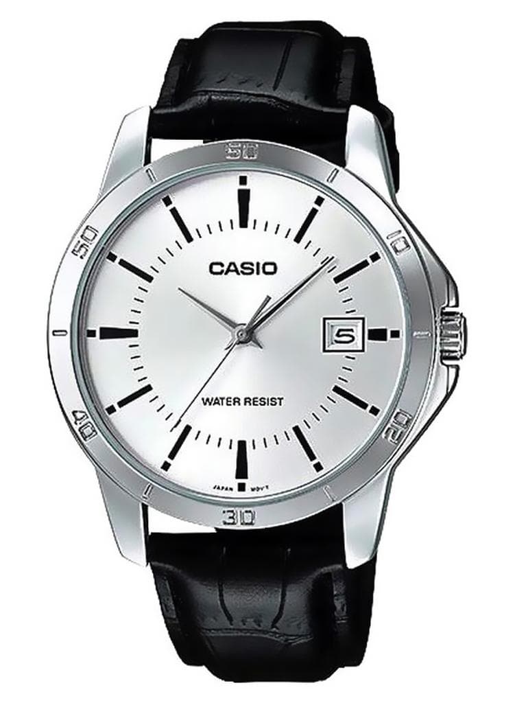 Men Water Resistant Analog Watch MTP-V004L-7AUDF - 42 mm - Black