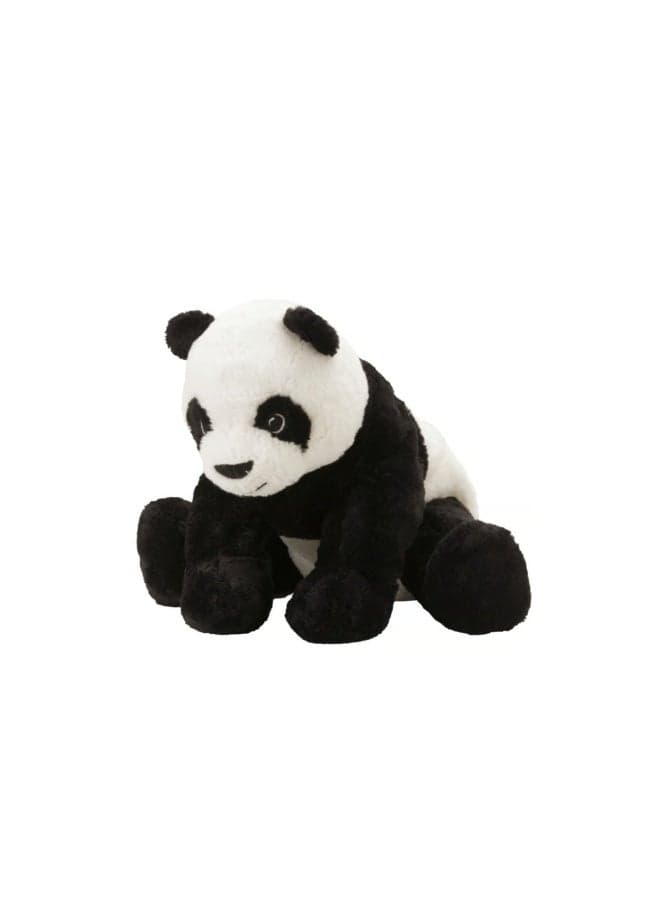 KRAMIG Soft toy, white/black