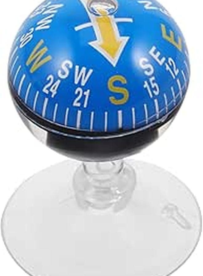 Suction Cup Car Dashboard Compass 38mm Plastic Ball for Marine Outdoor Vehicle Navigation