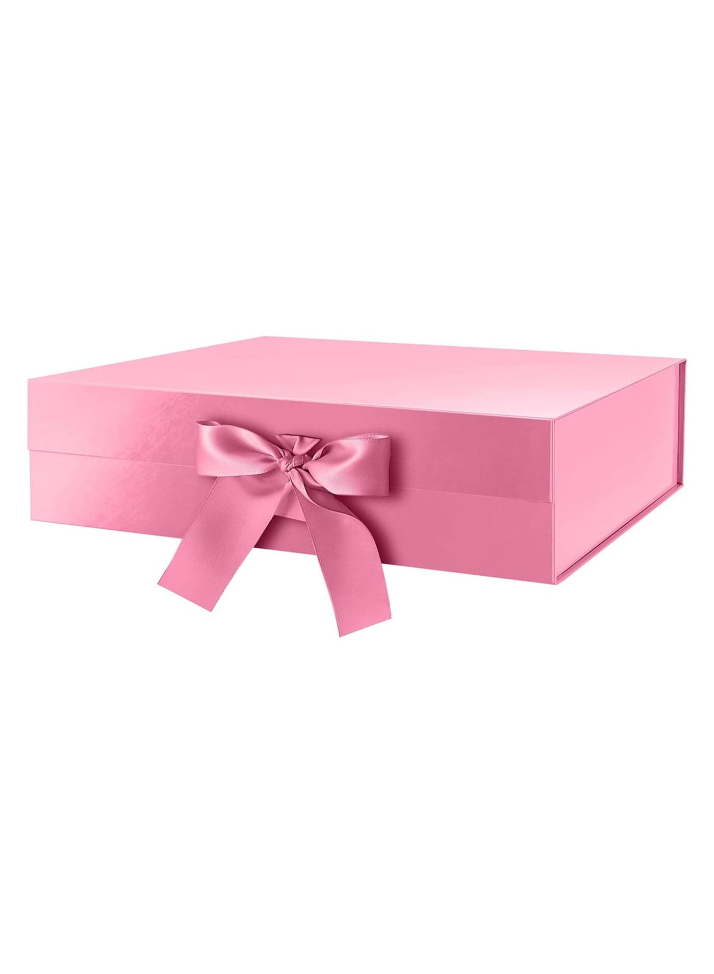 Luxury Magnetic Gift Box, Pink Large Gift Box with Ribbon,Folding Gift Boxes for Presents With Lid, Suitable for Festival, Birthday, Anniversary