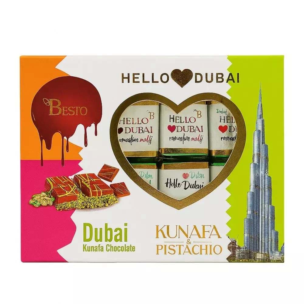 Besto Kunafa and Pistachio Dubai Chocolate- 8pcs