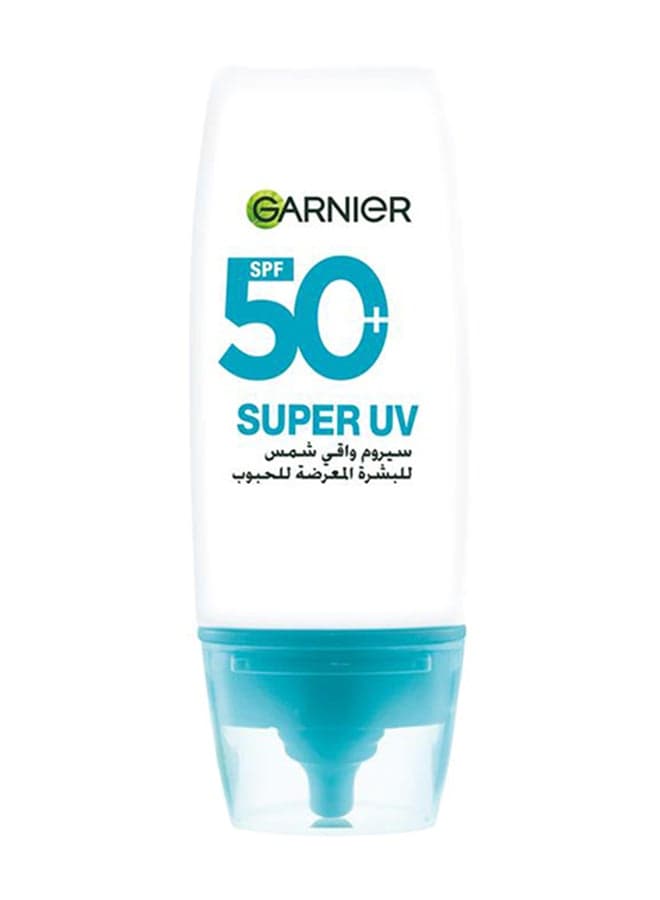 Garnier Skinactive Super UV Acne Prone Skin Serum Sunscreen, 30Ml
