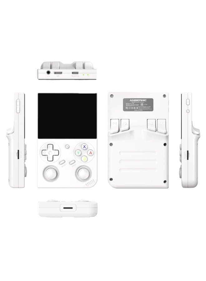 RG35XX Pro Retro Handheld Game Console , RG 35XXPro Support HDMI TV Output 5G WiFi Bluetooth 4.2 , 3.5 Inch IPS Screen Linux System Built-in 64G TF Card 4353 Games(White-New)