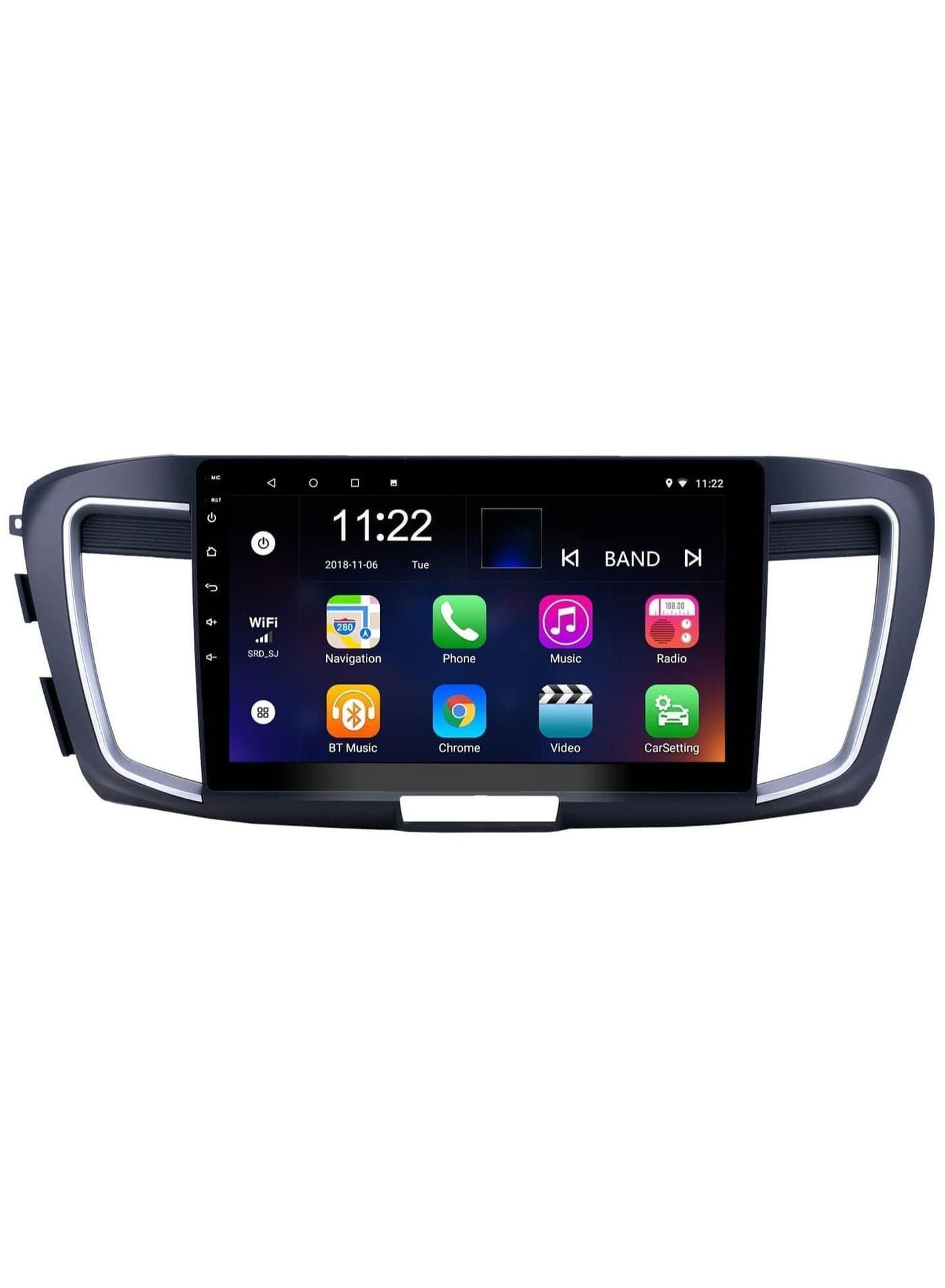 Android Car Stereo for Honda Accord 2013 2014 2015 2016 2017 2018 2GB RAM 32GB ROM 10 Inch Support Apple Carplay, MirrorLink WiFi BT, IPS Touch Screen with AHD Camera Included