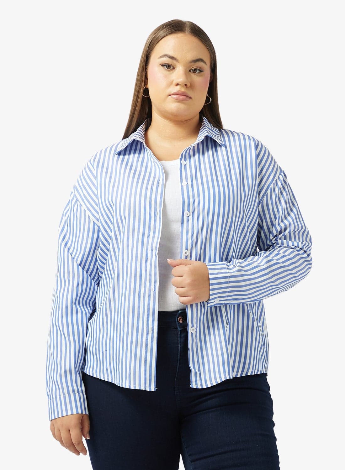 Striped Button Down Shirt