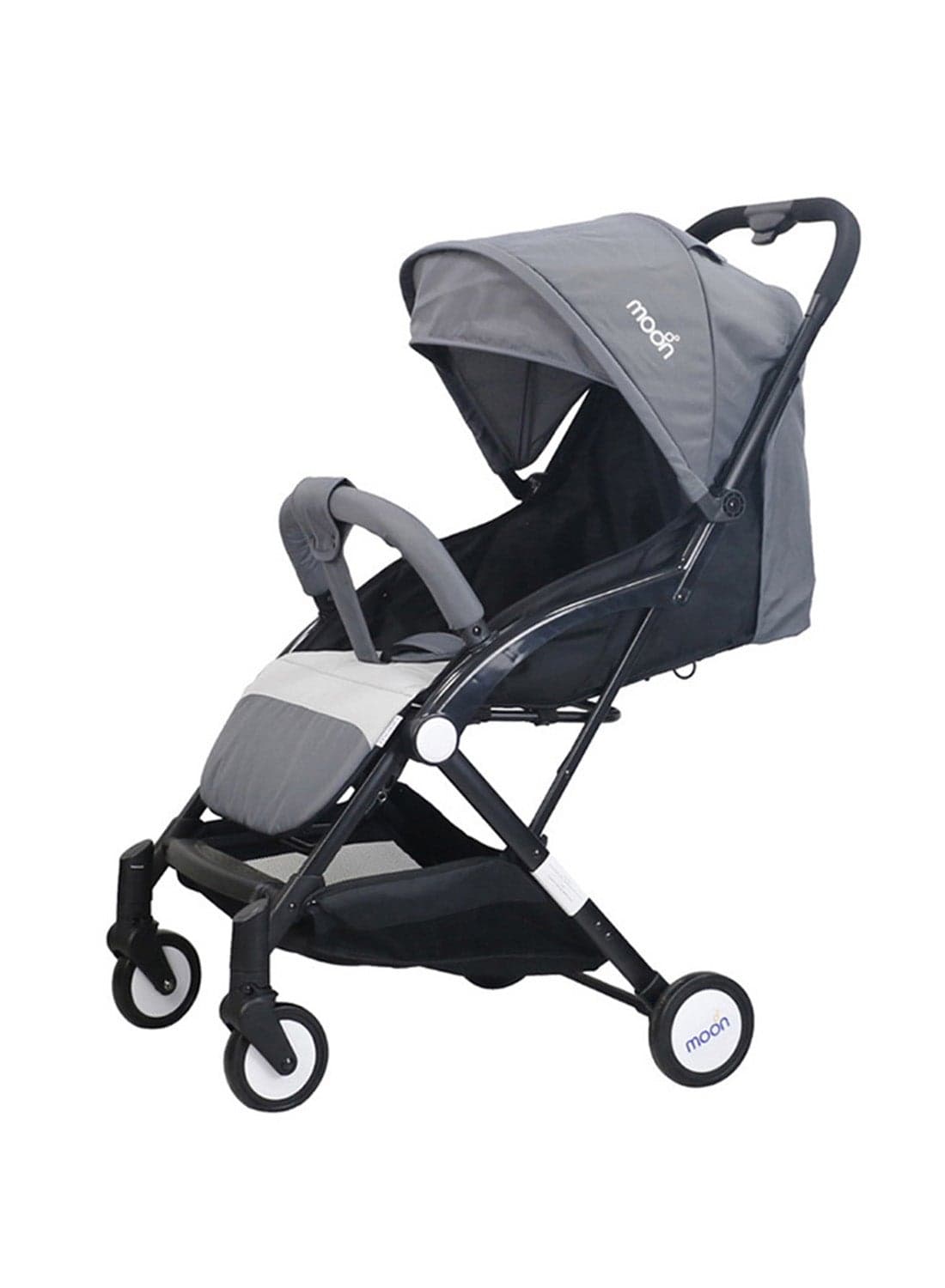 Compact Stroller – Fold, Cabin-Approved, Air Travel Friendly, Lightweight, Easy Carry, for 0–3Y (0–18kg) – Mid Grey