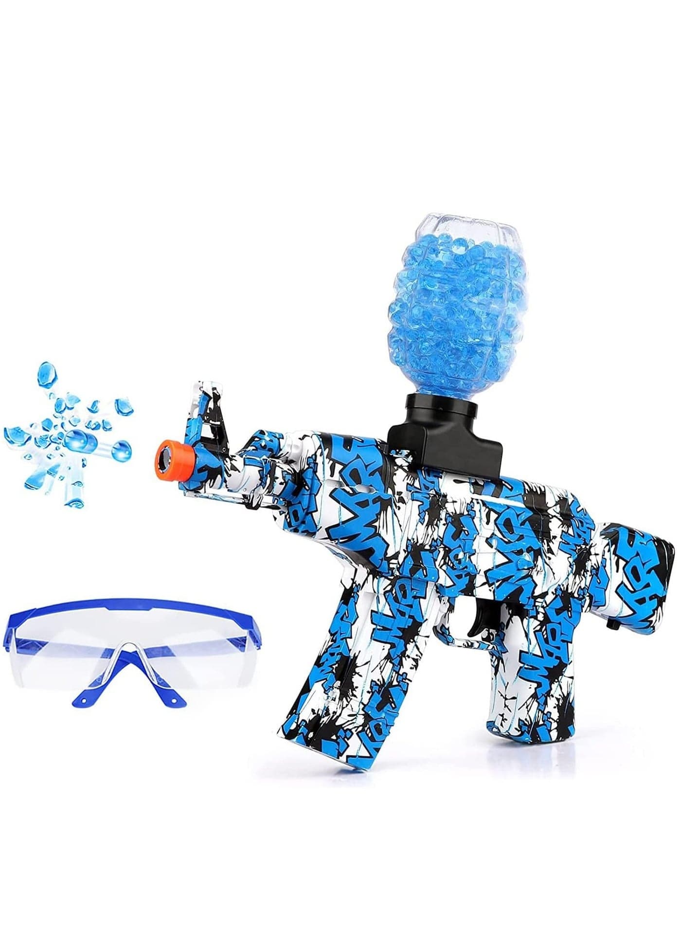 Electric Gel Balls Blaster Mini AK47 Toy Gun Hydrogel Impact Game/Hydrogel- Ball Blaster Toy for Children's Outdoor Team Game Live CS Battles Cosplay