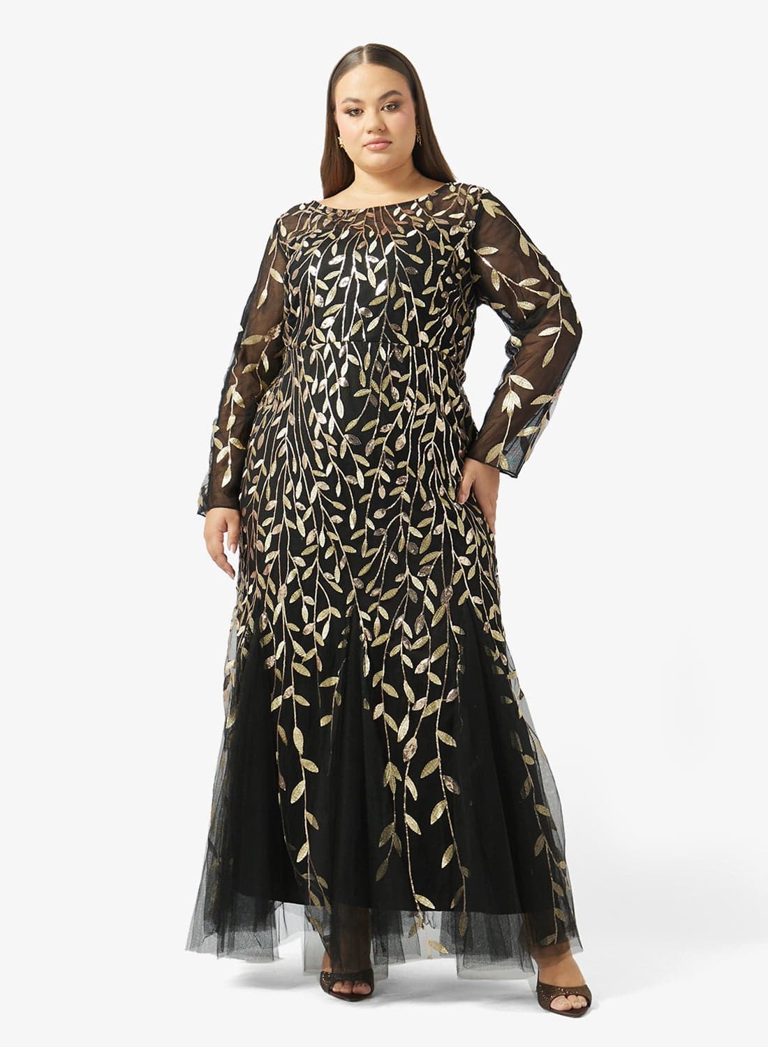 Plus Size Mermaid Cut Evening Dress